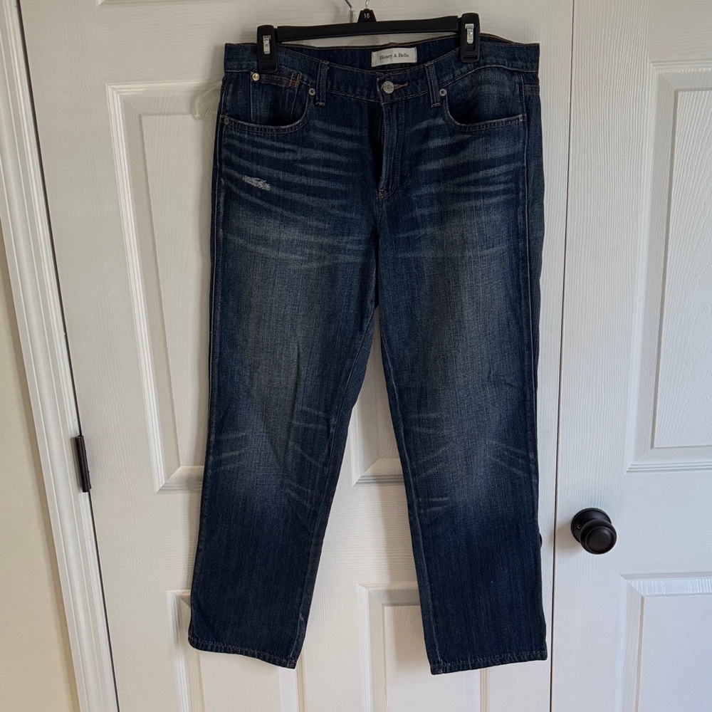 Henry & Belle Dark Blue Straight Jeans
